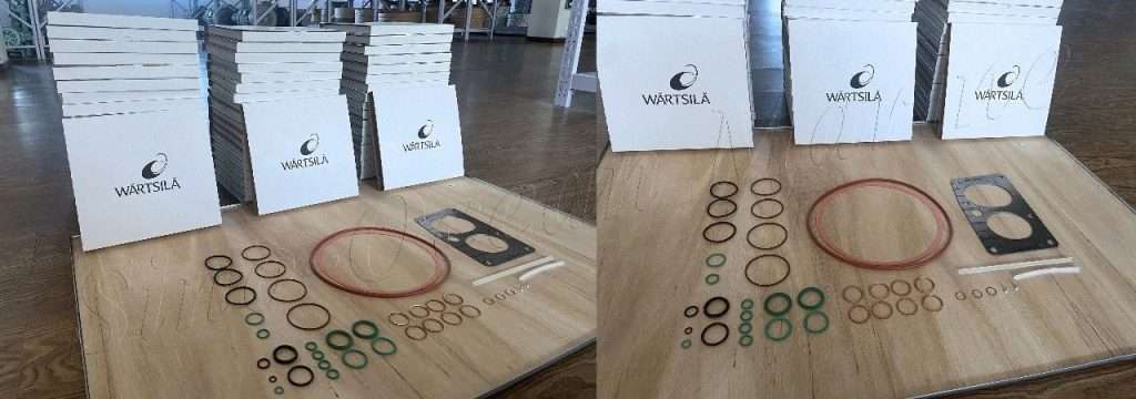 Комплект уплотнений цилиндров-WARTSILA-670W4L20