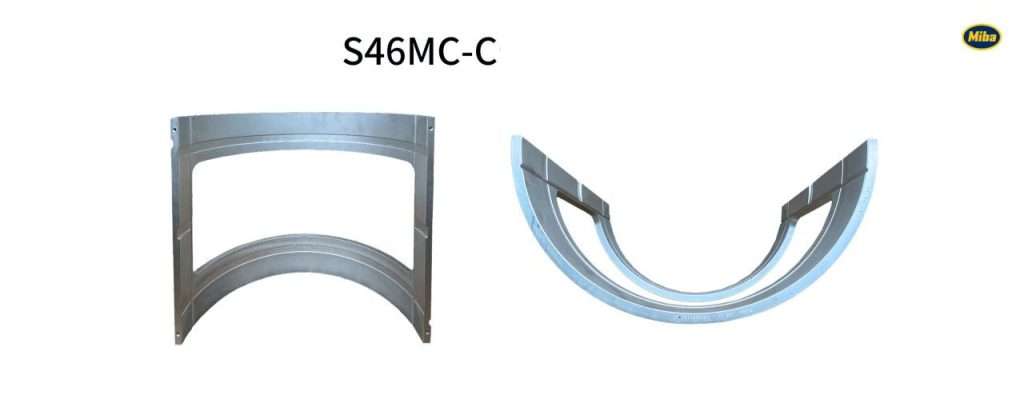 CROSSHEAD BEARING SHELL UPPER PART FOR S46MC-C