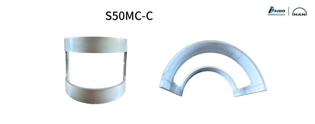 CROSSHEAD BEARING SHELL UPPER PART FOR S50MC-C