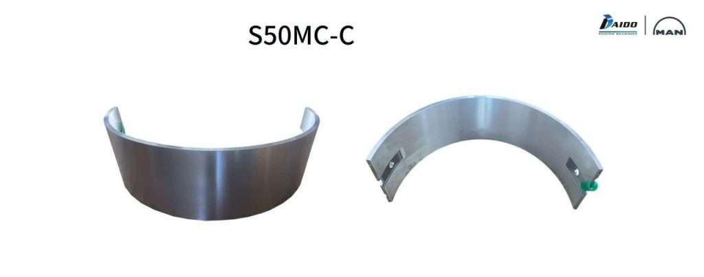 Connecting rod bearing upper for S50MC-C
