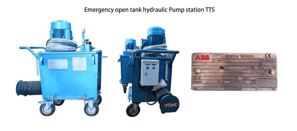 Emergency open tank hydraulic Pump stations - TTS