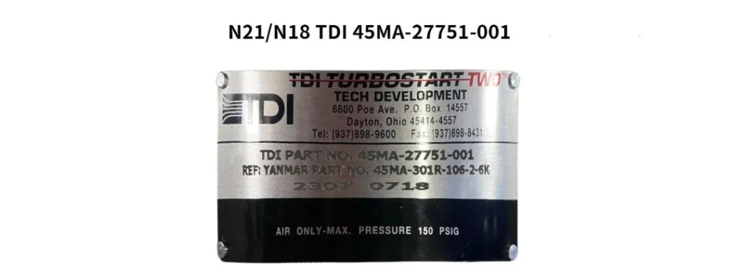 N21N18 starting motor TDI 45MA-27751-001-2