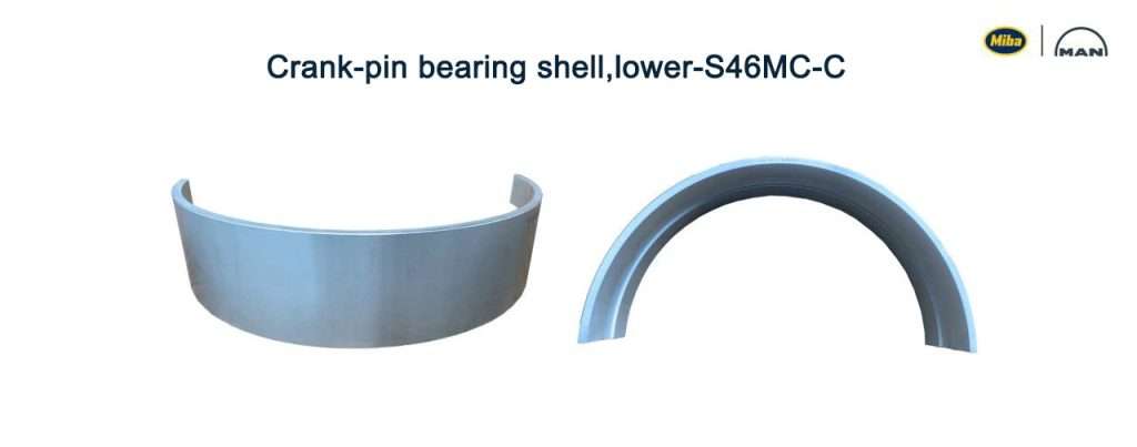 Crank-pin bearing shell,lower-S46MC-C